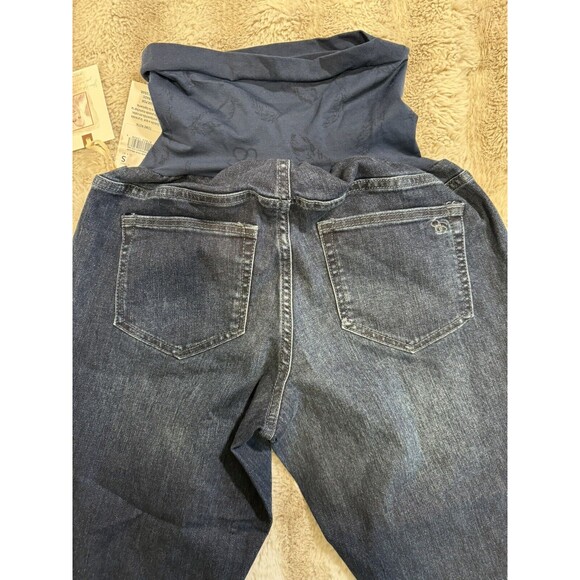 Jessica Simpson Maternity Skinny Jeans Womens Small Blue Dark Denim Comfortable - Picture 12 of 13